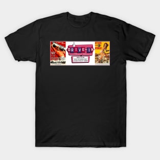 Drive-In Double Feature - Attack of the Giants T-Shirt